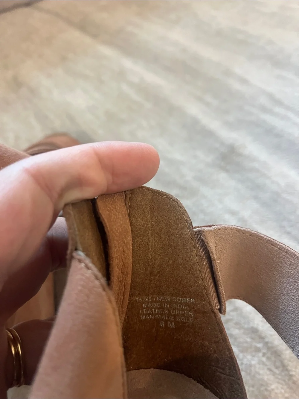 Diba True Brown Suede Wedge Sandals